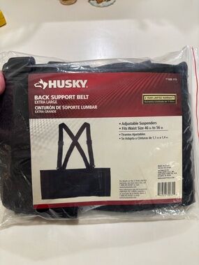 Sky Men's Black Back Support Belt - Extra Large